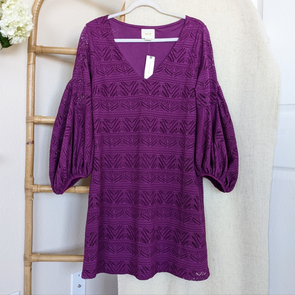 NWT Maeve Laila Mesh Dress - Picture 5 of 9